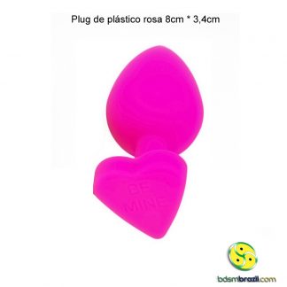 Plug de plástico rosa 8cm * 3,4cm