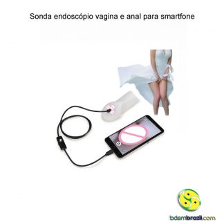 Sonda endoscópio vagina e anal para smartfone