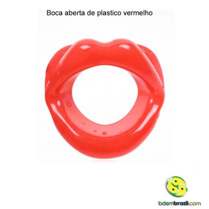 Boca aberta de plastico