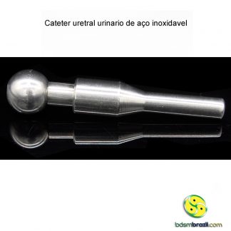 Cateter uretral urinario de aço inoxidavel