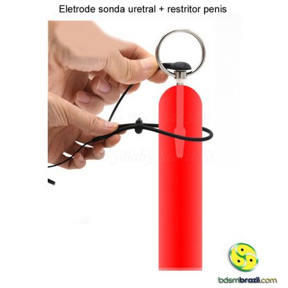 Eletrode sonda uretral + restritor penis