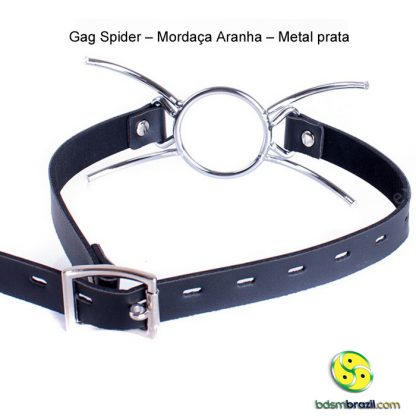 Gag Spider – Mordaça Aranha – Metal prata