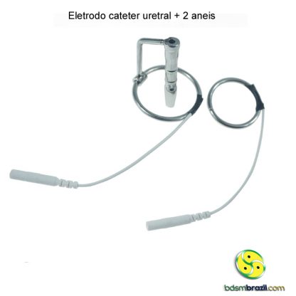 Eletrodo cateter uretral + 2 aneis
