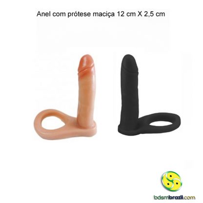 Anel com prótese maciça 12 cm X 2,5 cm