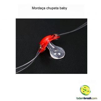 Mordaça chupeta baby