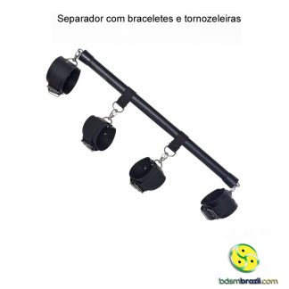 Separador com braceletes e tornozeleiras