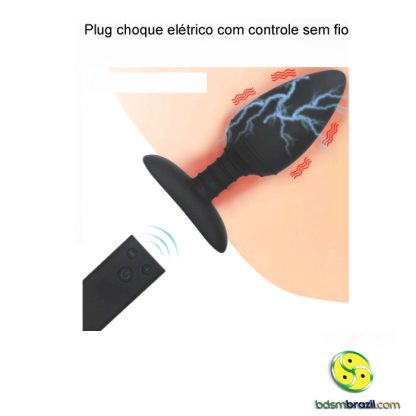 Plug choque elétrico com controle sem fio