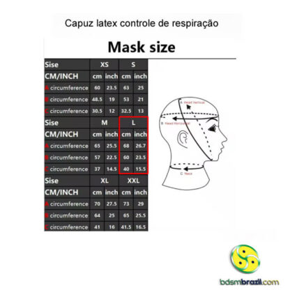 Capuz latex controle de respiração - Image 3