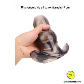 Plug enema de silicone diametro 7 cm