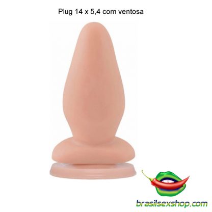 Plug 14 x 5,4 com ventosa