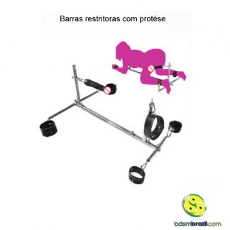 Barras restritoras com protése