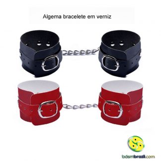 Algema bracelete em verniz