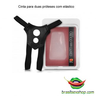 Cinta para duas próteses com elástico