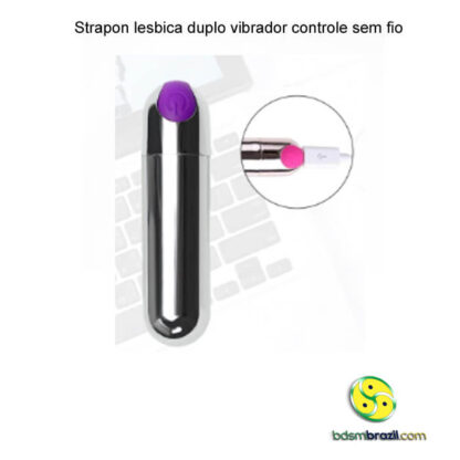 Strapon lesbica duplo vibrador controle sem fio - Imagem 2