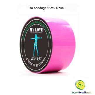 Fita bondage 15m - Rosa