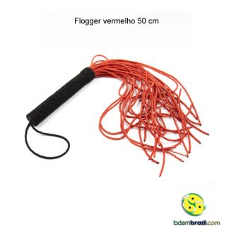 Flogger vermelho 50 cm