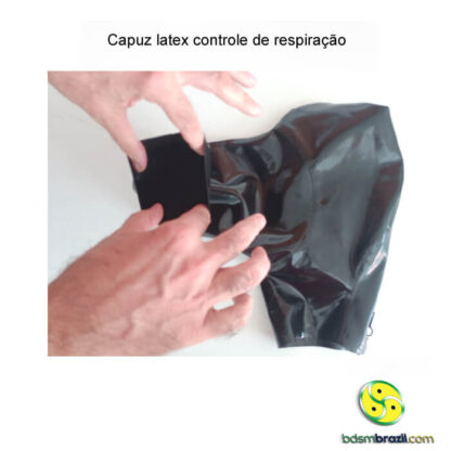 Capuz latex controle de respiração - Imagem 7