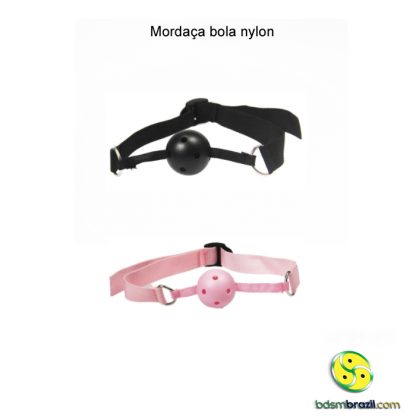 Mordaça bola nylon