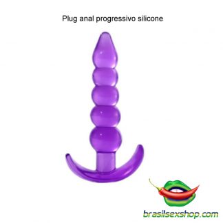 Plug anal progressivo silicone