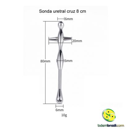 Sonda uretral cruz 8 cm