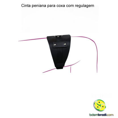 Cinta peniana para coxa com regulagem