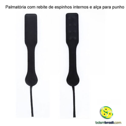 Palmatória com rebite de espinhos internos