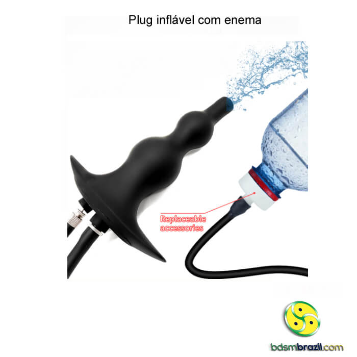 Plug inflável com enema - Imagem 2