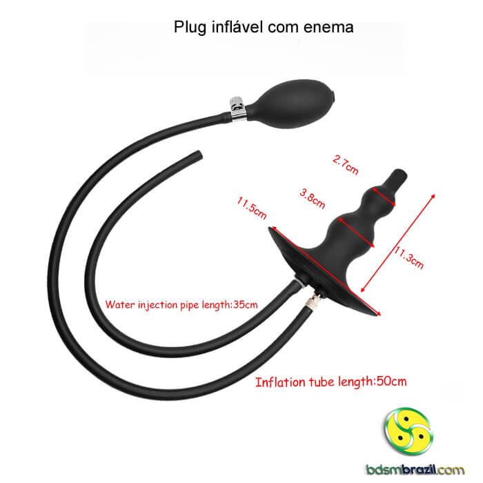 Plug inflável com enema - Imagem 6