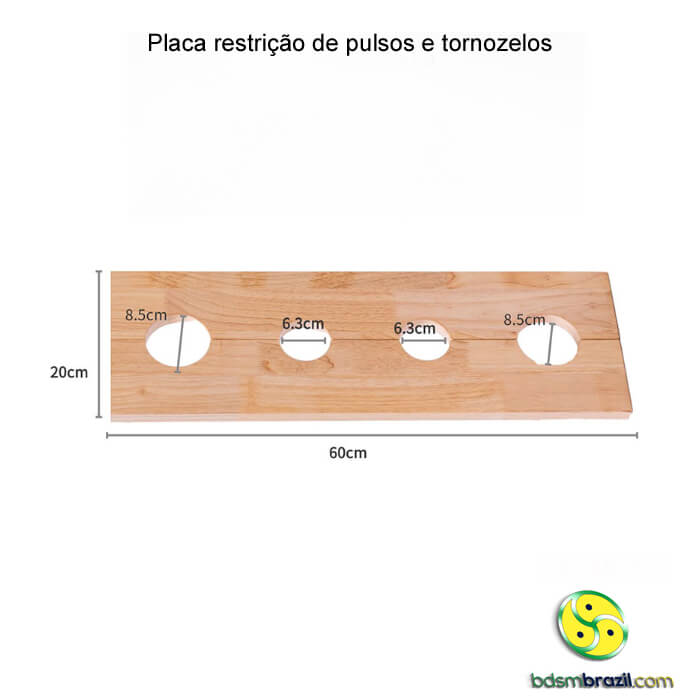 Placa restrição de pulsos e tornozelos - Imagem 2
