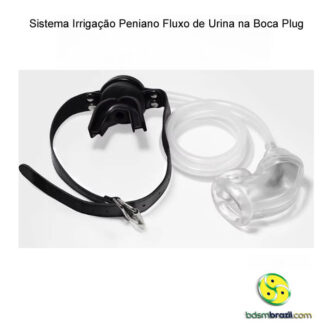 Sistema Irrigação Peniano Fluxo de Urina na Boca Plug