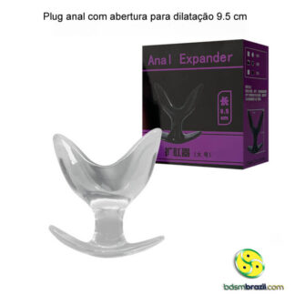 Plug anal com abertura para dilatação 9.5 cm