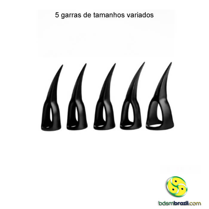 5 garras de tamanhos variados - Imagem 2